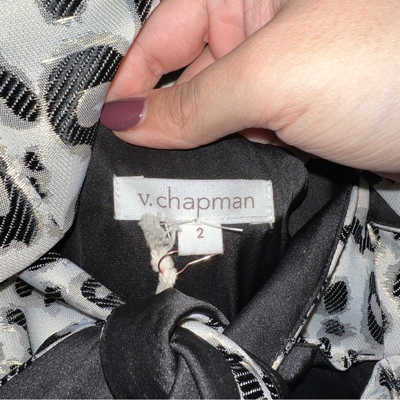 NEW NWT V. Chapman Geneva Blouse In Leopard - Picture 8 of 10